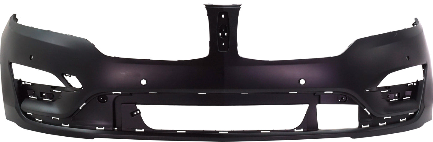 Front Primed Bumper Cover, Without Headlight Washer Holes, CAPA Certified