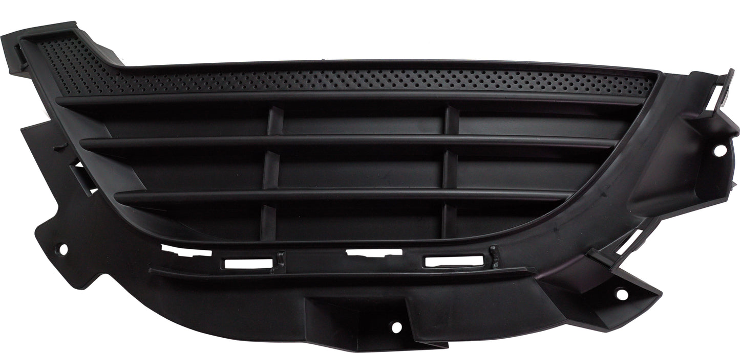 Front, Driver Side, Outer Bumper Grille, Textured Black