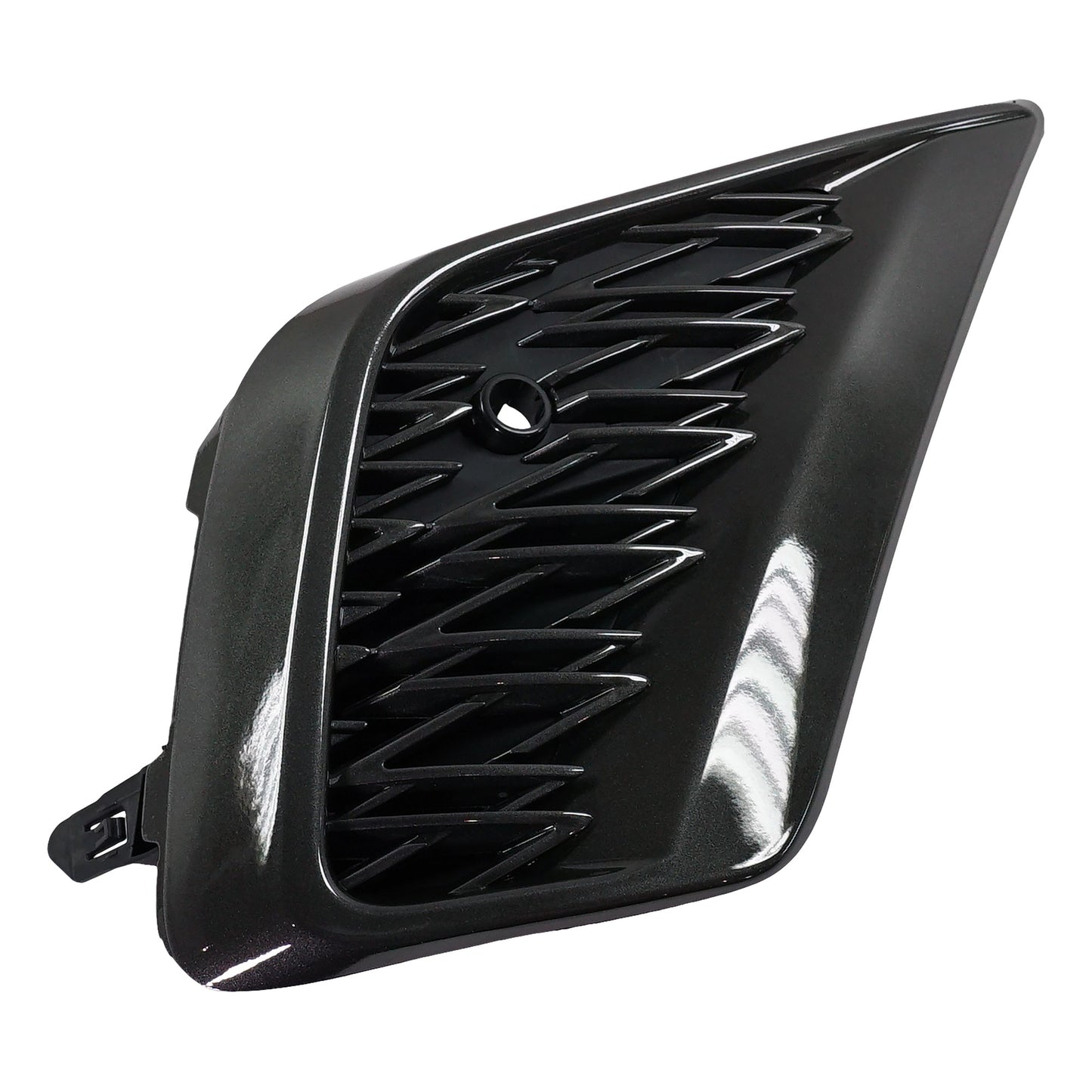Front, Passenger Side Bumper Grille, Black