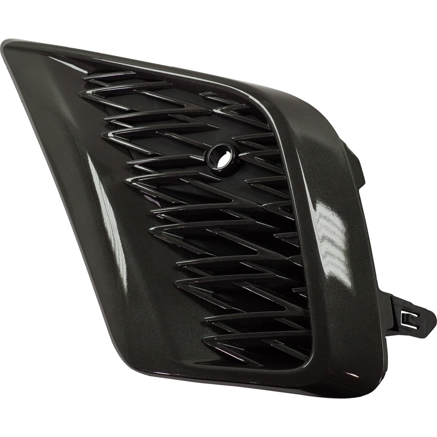 Front, Driver Side Bumper Grille, Black