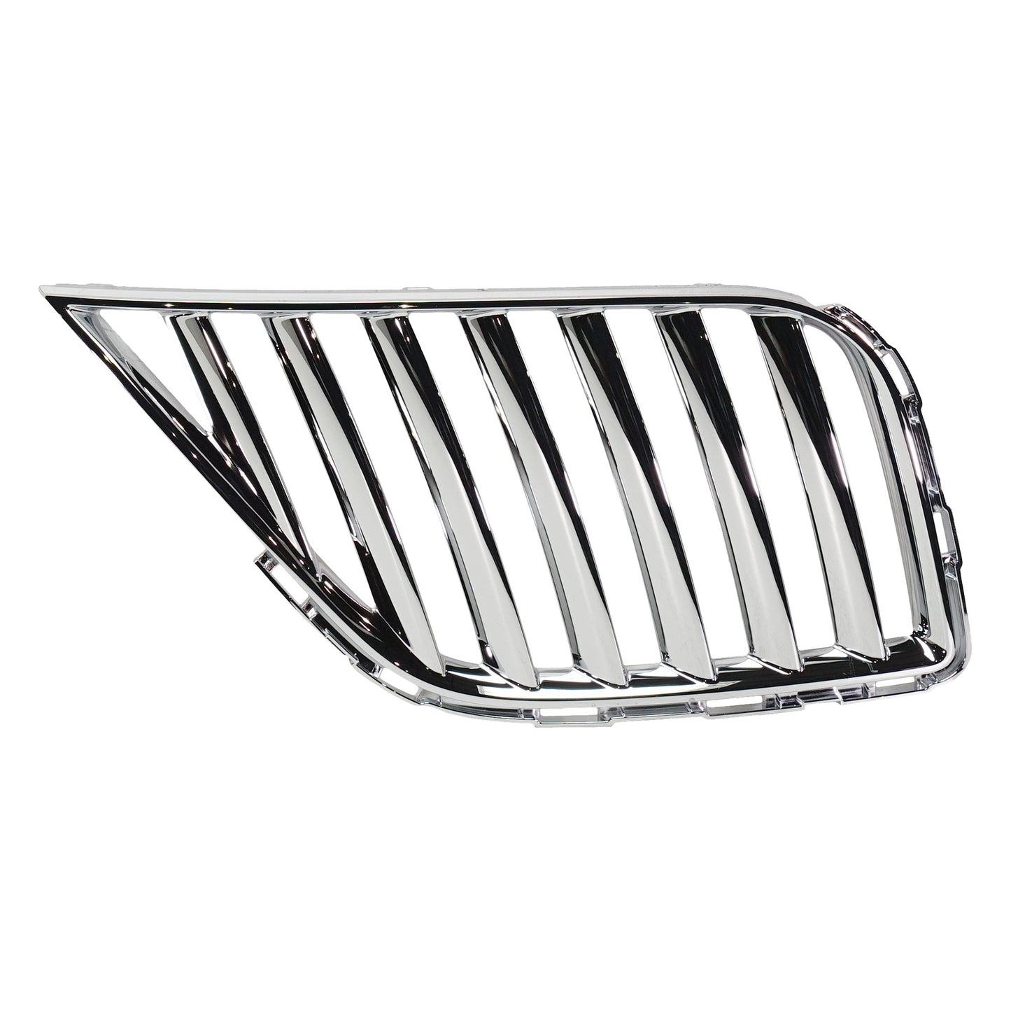 Front, Driver or Passenger Side Bumper Trim, Chrome