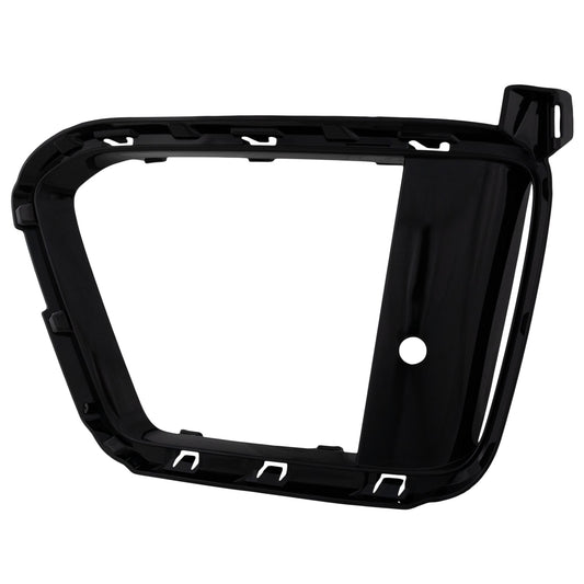 Front, Driver Side Fog Light Trim, Textured Black