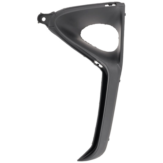 Front, Driver Side Fog Light Trim, Textured Black