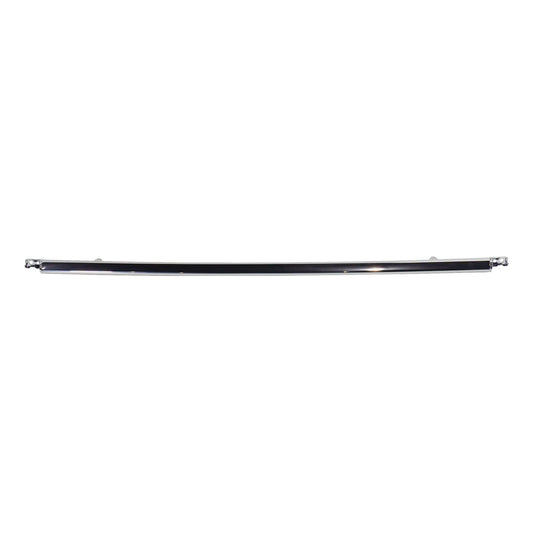 Rear, Center Bumper Trim, Black