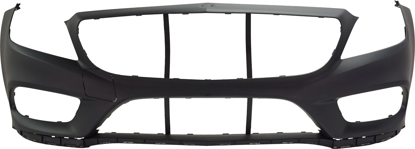 Front Primed Bumper Cover, Without Parktronic Holes