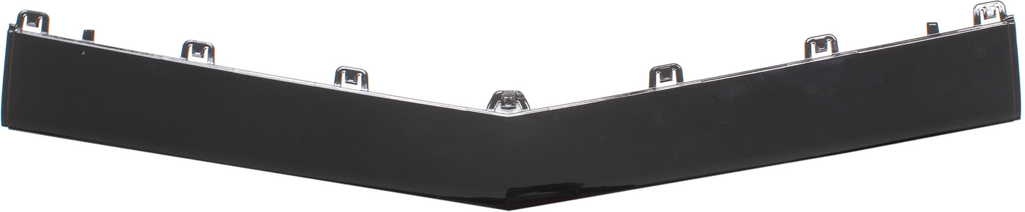 Накладка на центральный передний бампер, черная