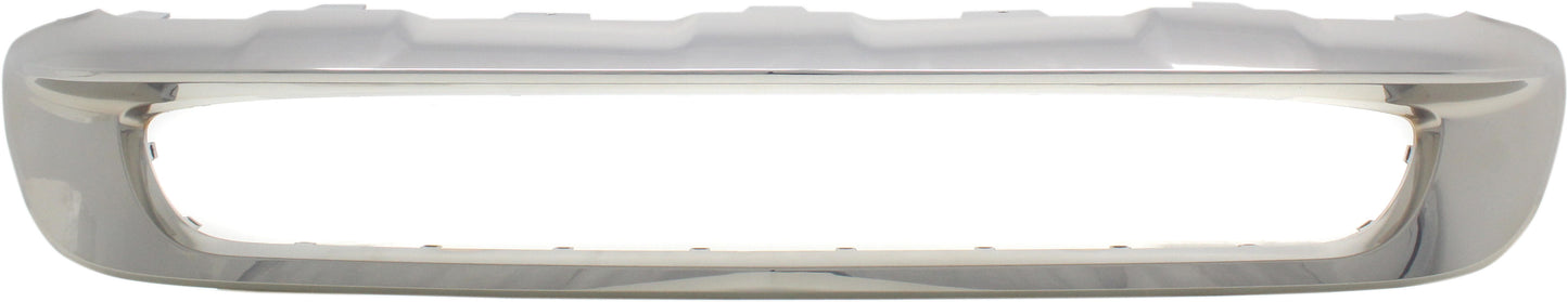 Накладка на центральный передний бампер, хром