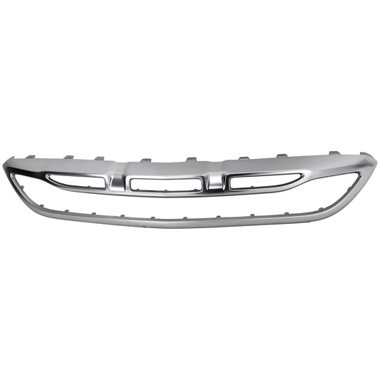 Front, Center Bumper Trim, Chrome, CAPA Certified
