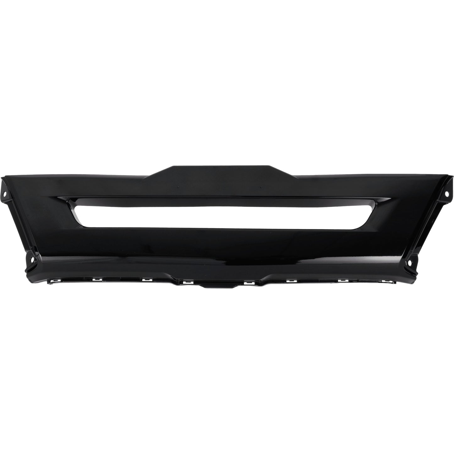 Front, Center Bumper Trim, Black