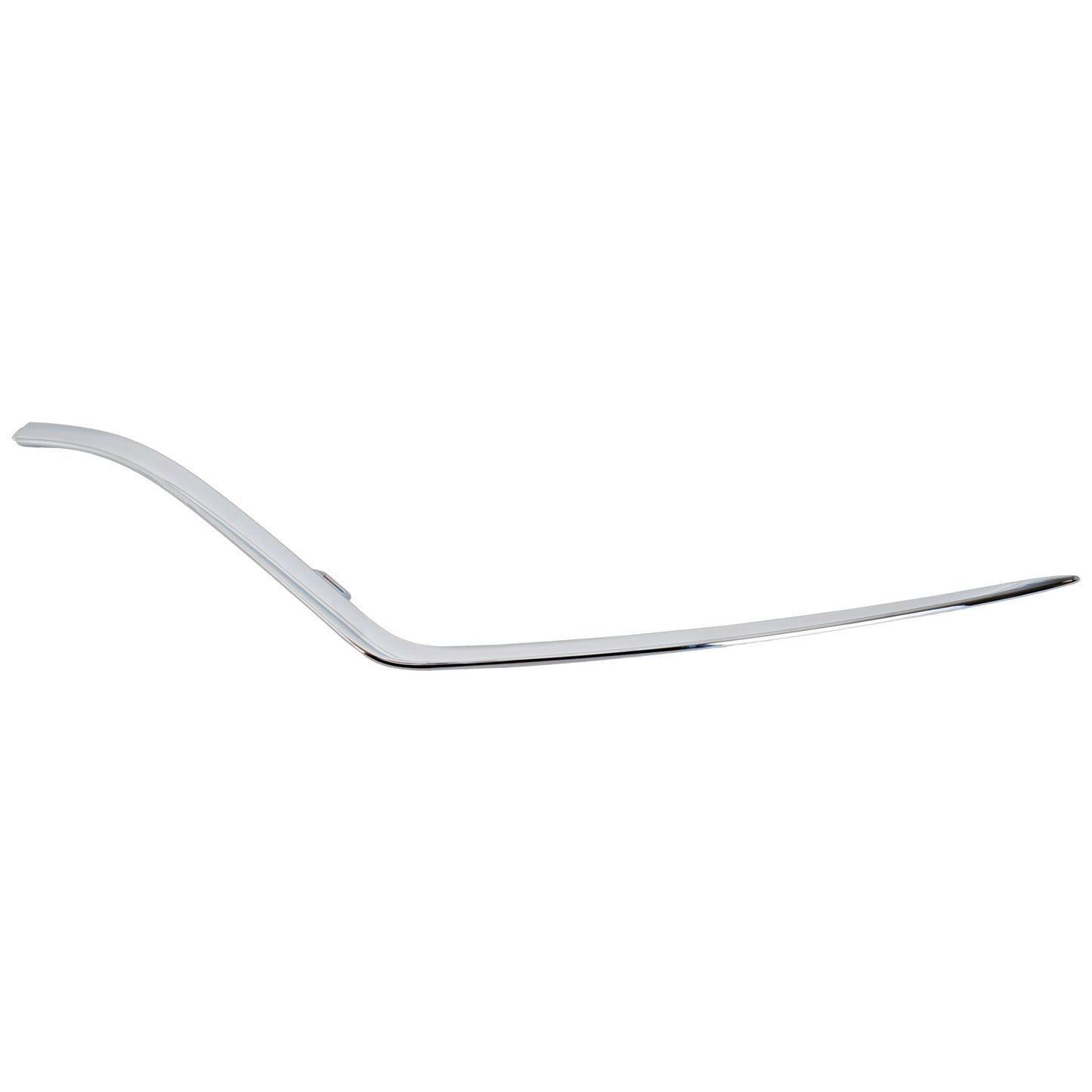 Front, Driver Side, Outer Bumper Trim, Chrome