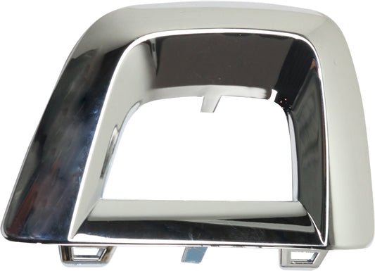 Front, Driver Side, Outer Bumper Trim, Chrome, Side Bumper Molding, 4 Cyl., 2.0L Engine