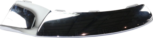 Front, Passenger Side, Outer Bumper Trim, Chrome, Side Bumper Molding