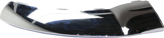 Front, Driver Side, Outer Bumper Trim, Chrome, Side Bumper Molding