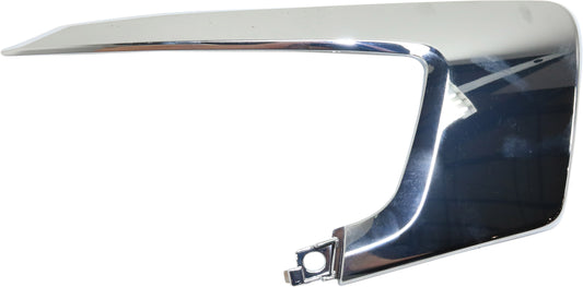 Front, Passenger Side, Upper Bumper Trim, Chrome, Upper Garnish