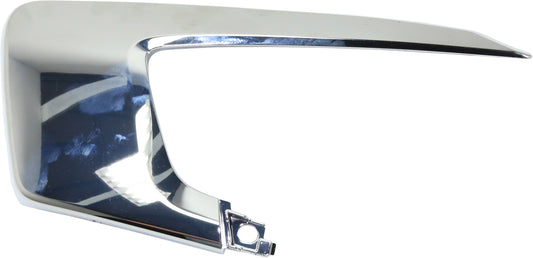 Front, Driver Side, Upper Bumper Trim, Chrome, Upper Garnish