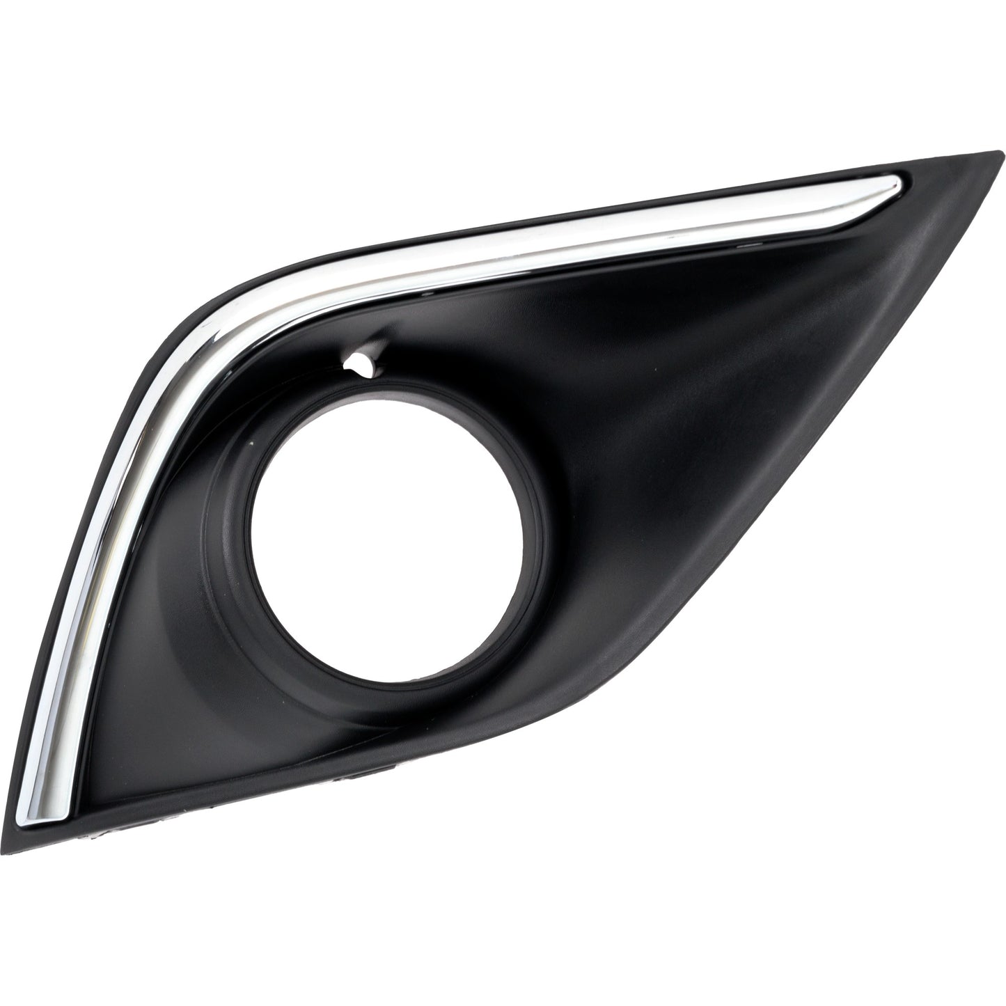 Front, Passenger Side Fog Light Trim, Textured Black