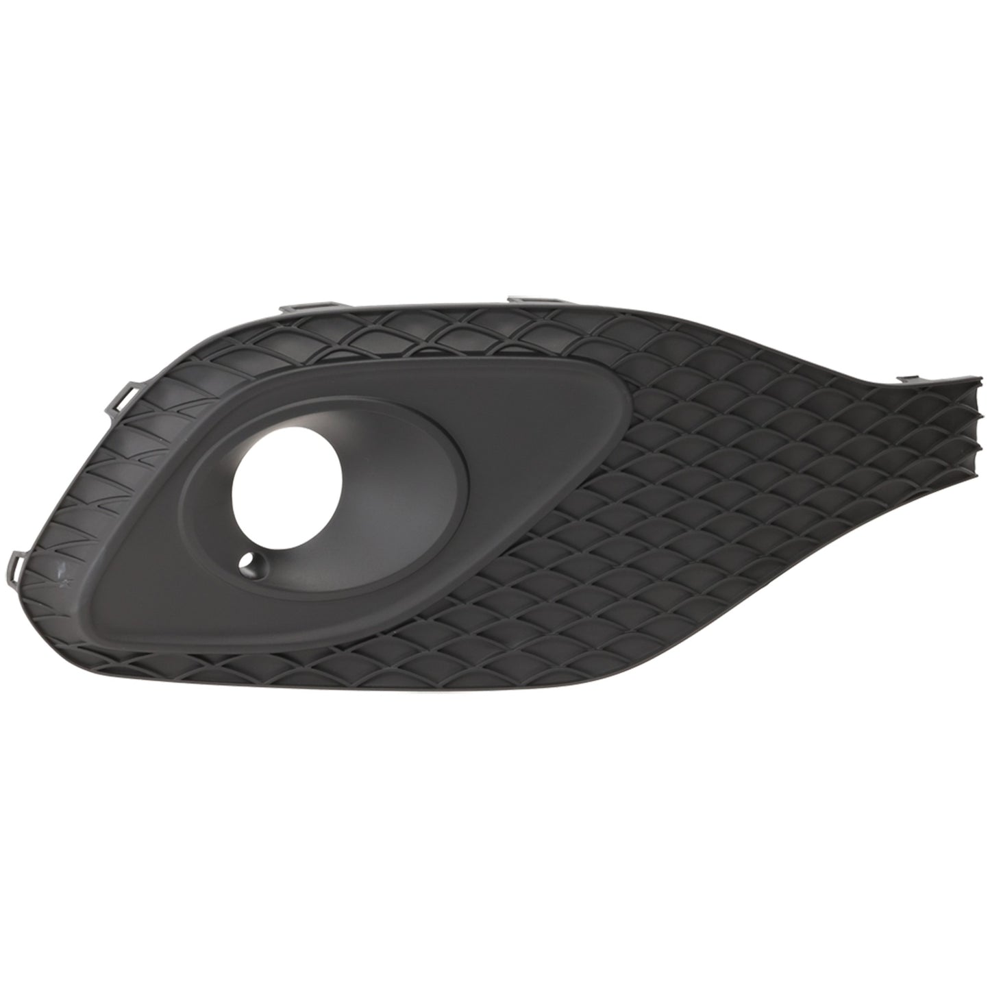 Front, Passenger Side Fog Light Trim, Textured Black