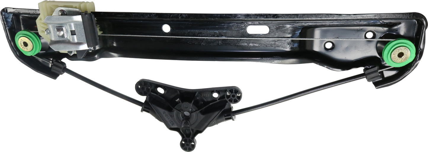 Rear, Passenger Side Window Regulator, Power, Without Panel