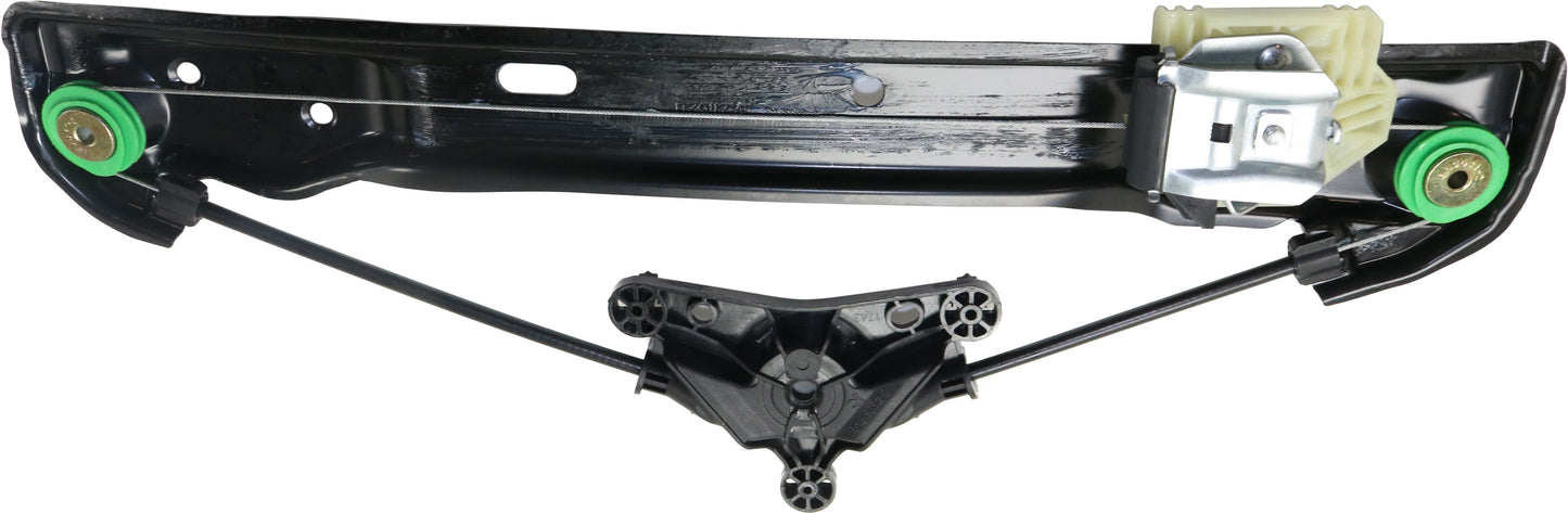 Rear, Driver Side Window Regulator, Power, Without Panel