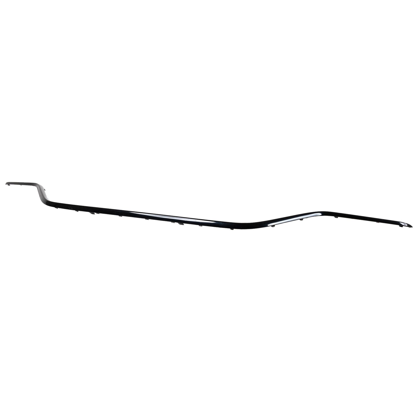 Rear, Lower Bumper Trim, Black, Sedan
