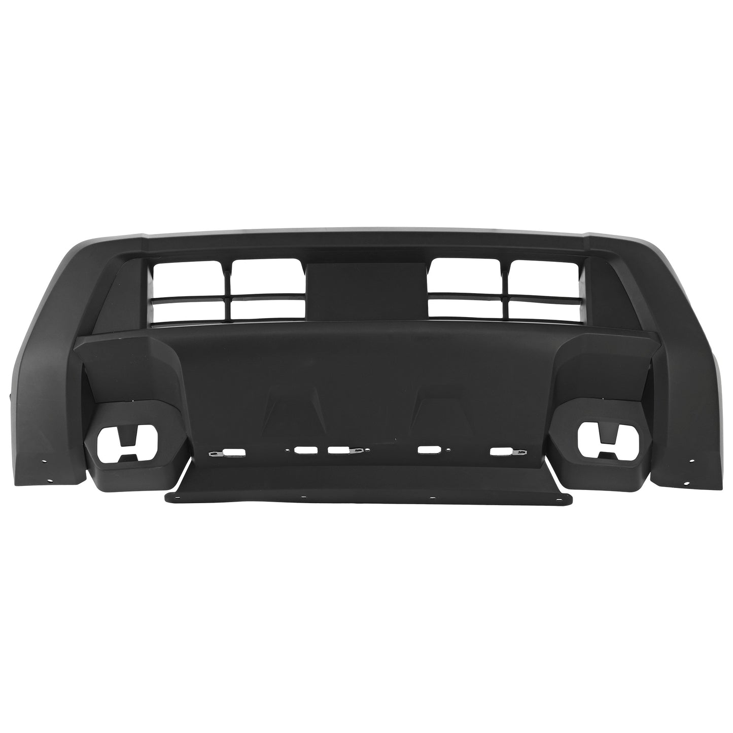 Front, Textured Bumper Cover, Textured, Extended Cab Pickup, Crew Cab Pickup, 4WD