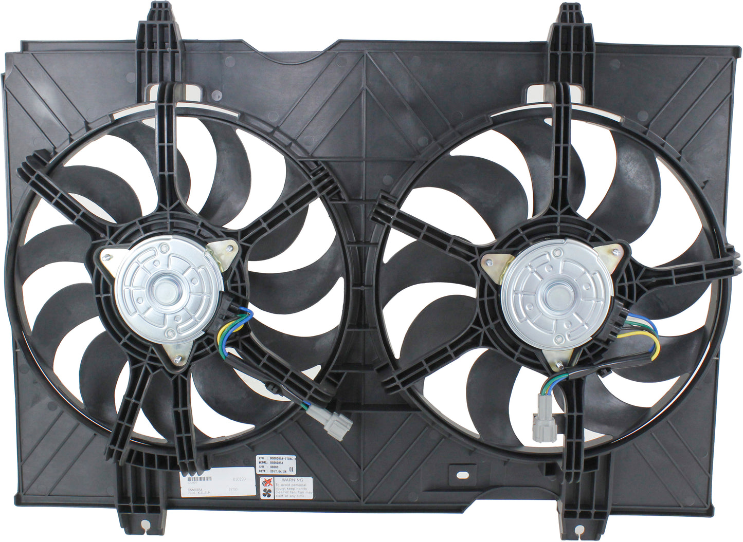 OE Replacement Radiator Fan, 2.0L, 4Cyl, Dual fan