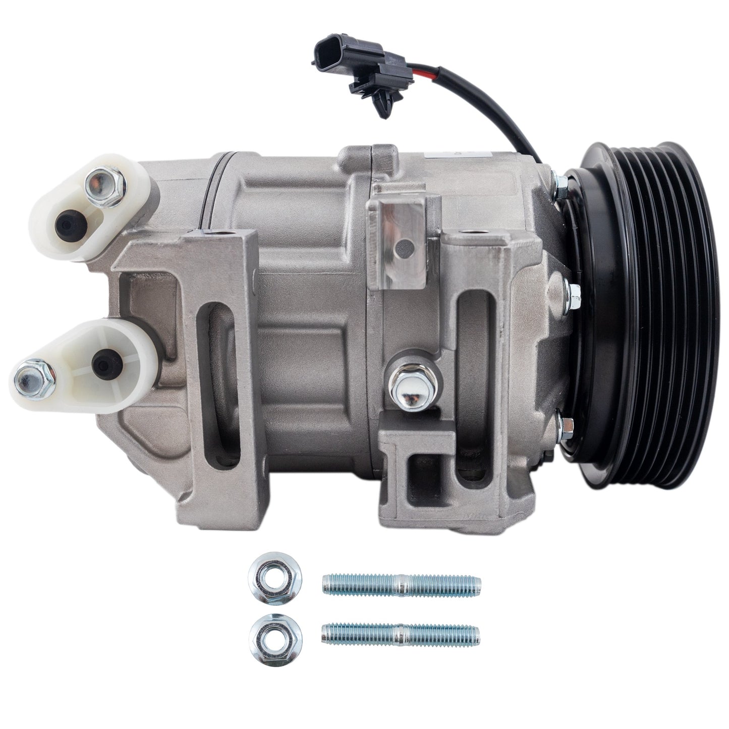 A/C Compressor, 2.5L, 4Cyl, With Clutch, 6-Groove Pulley