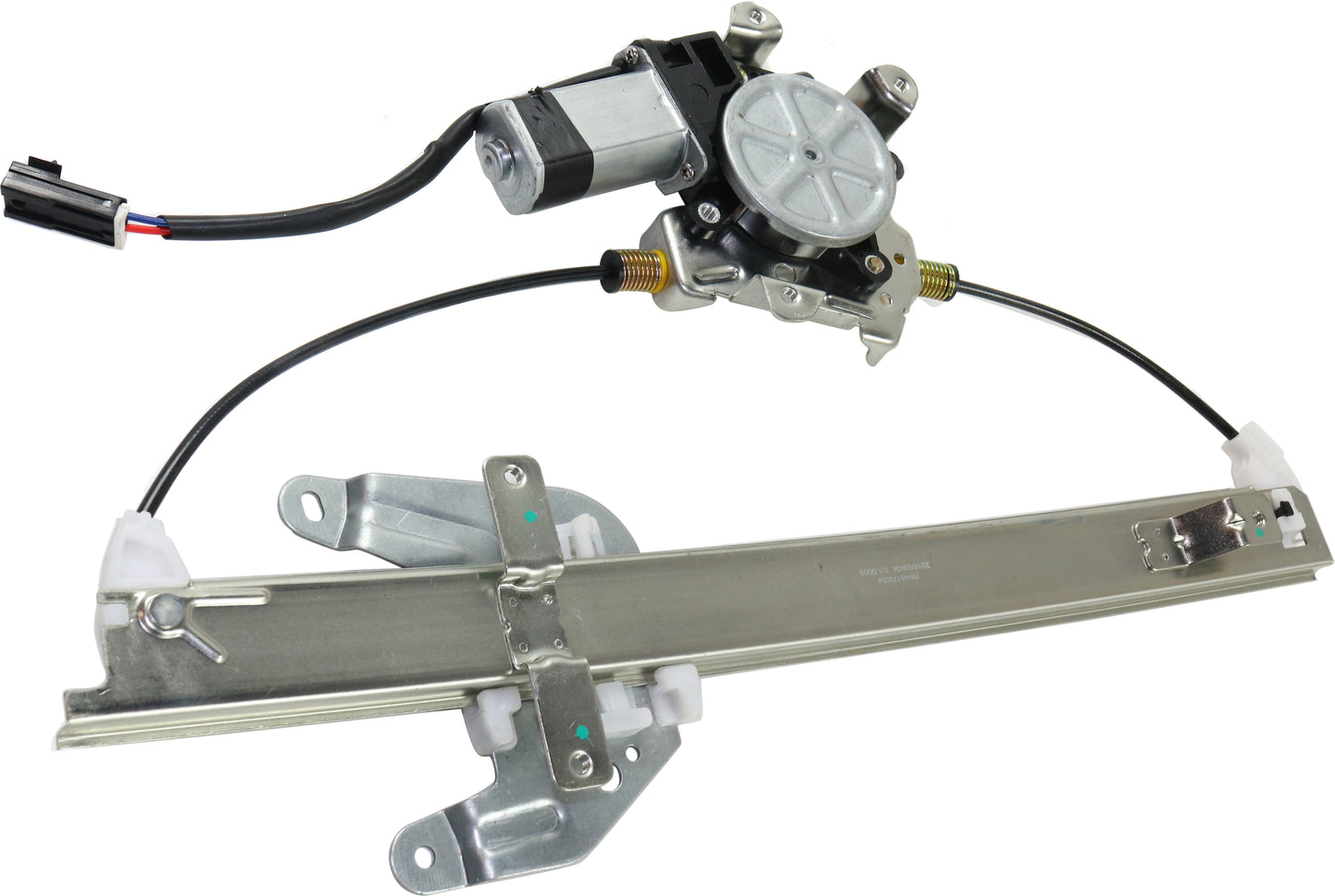 Rear, Driver Side Power Window Regulator, With Motor