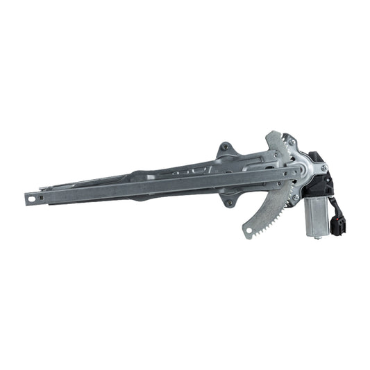 Rear, Driver Side Power Window Regulator, With Motor