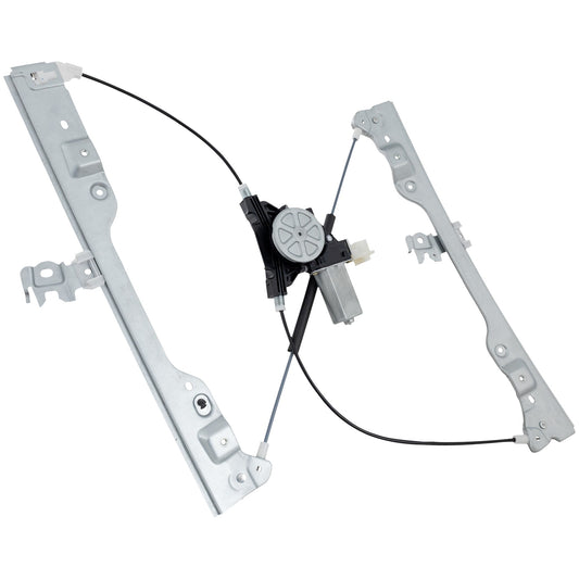 Front, Driver Side Window Regulator, Power, with Motor