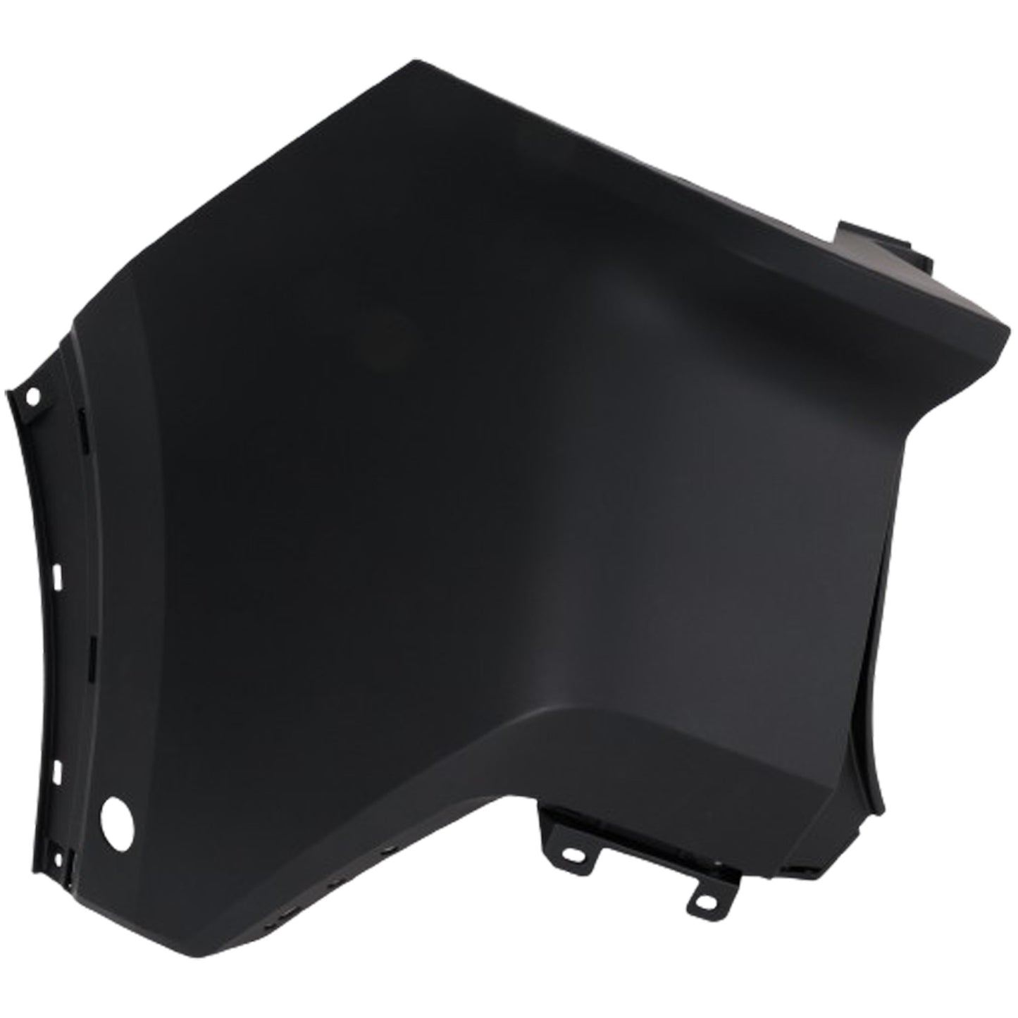 Задний бампер со стороны водителя, грунтованный пластик, сертифицированный CAPA