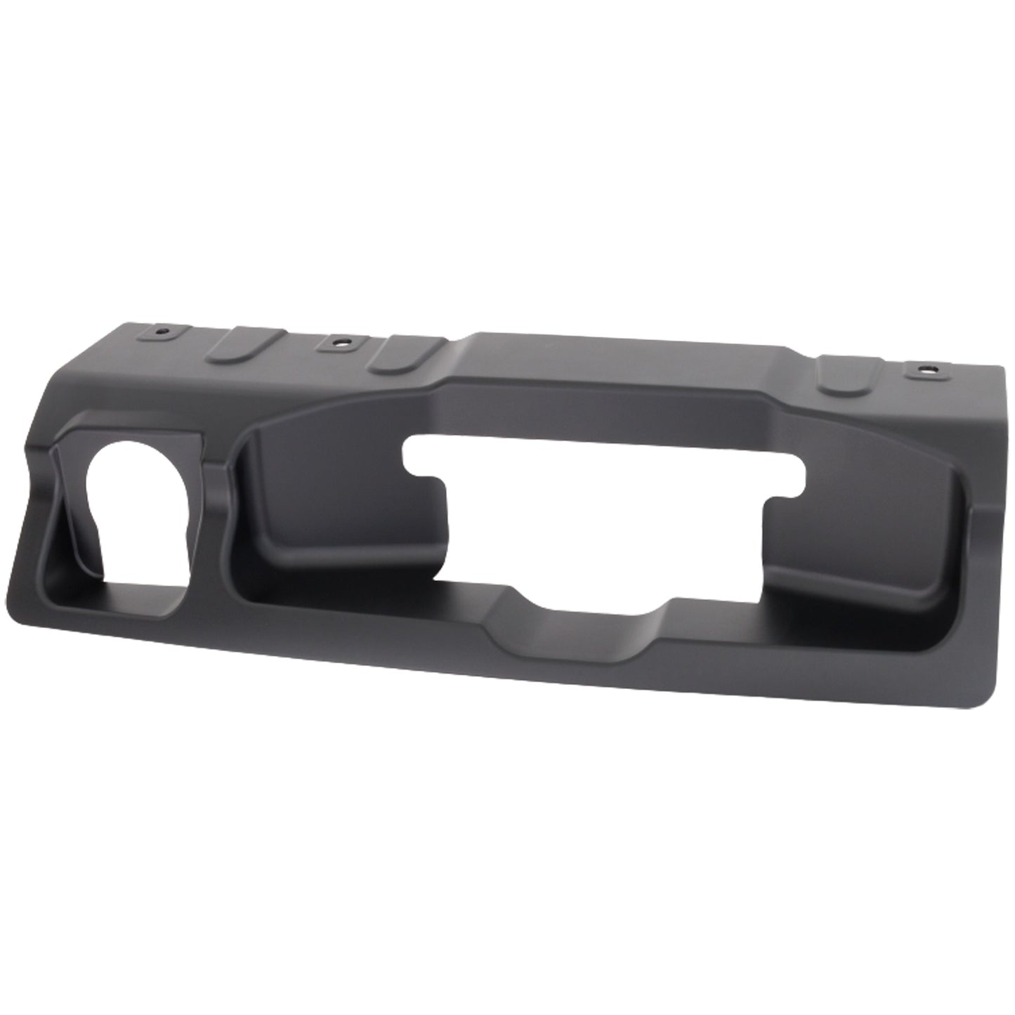 Rear, Lower, Center Bumper Trim, Chrome