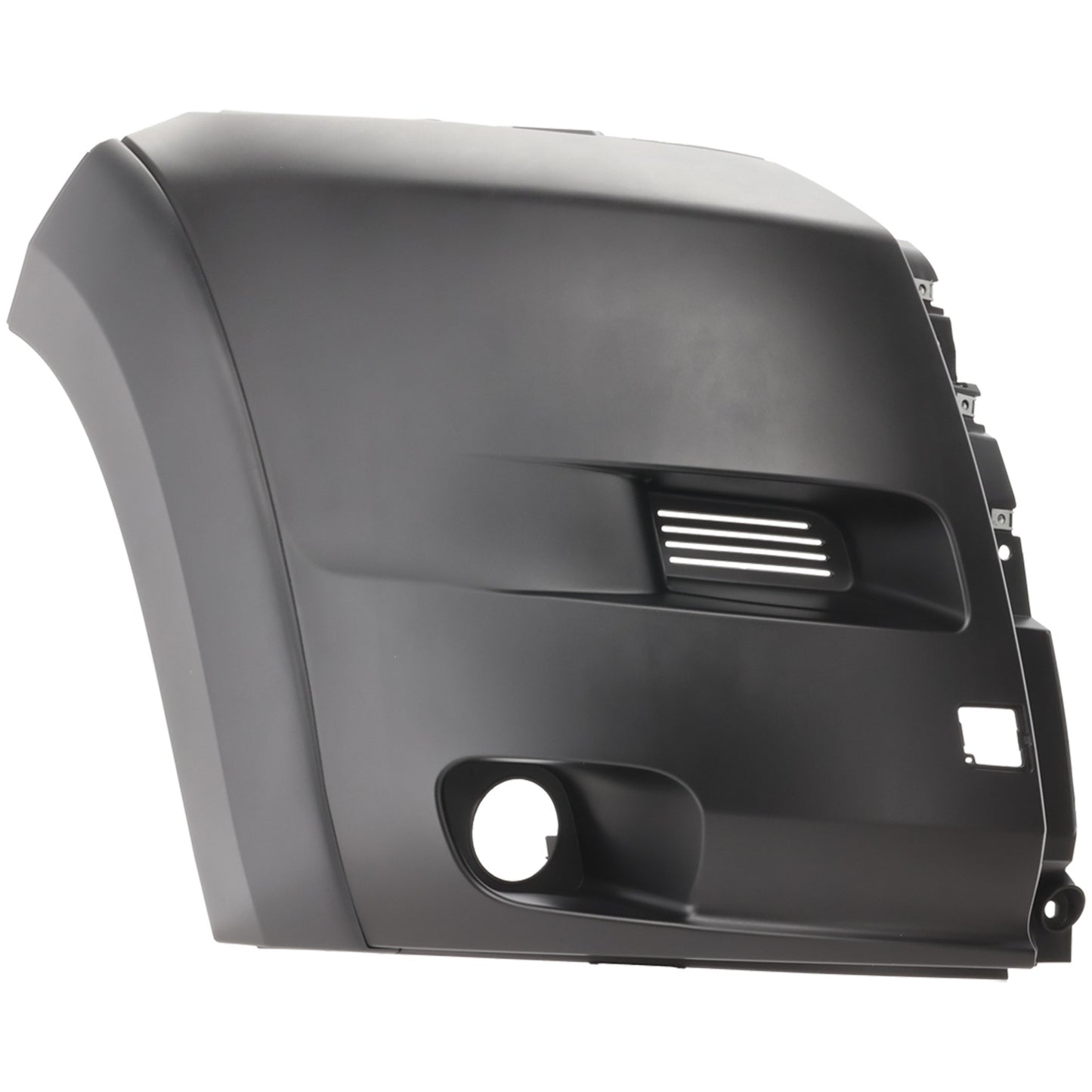 Front, Passenger Side, Outer Textured Bumper Cover