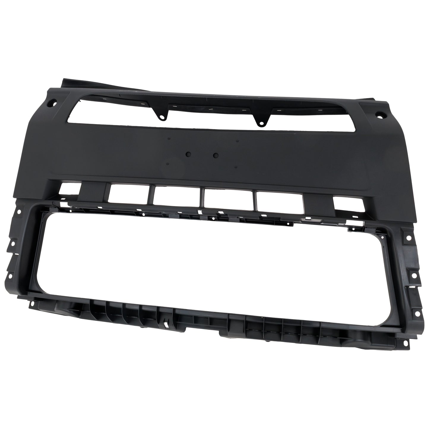 Передняя центральная текстурированная черная накладка на бампер