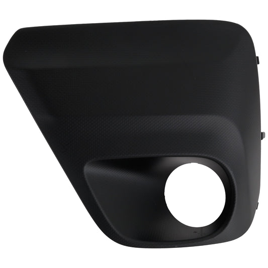 Front, Driver Side Fog Light Trim, Black