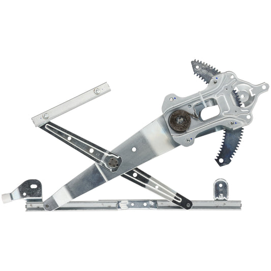 Front, Driver Side Window Regulator, Power, Without Motor