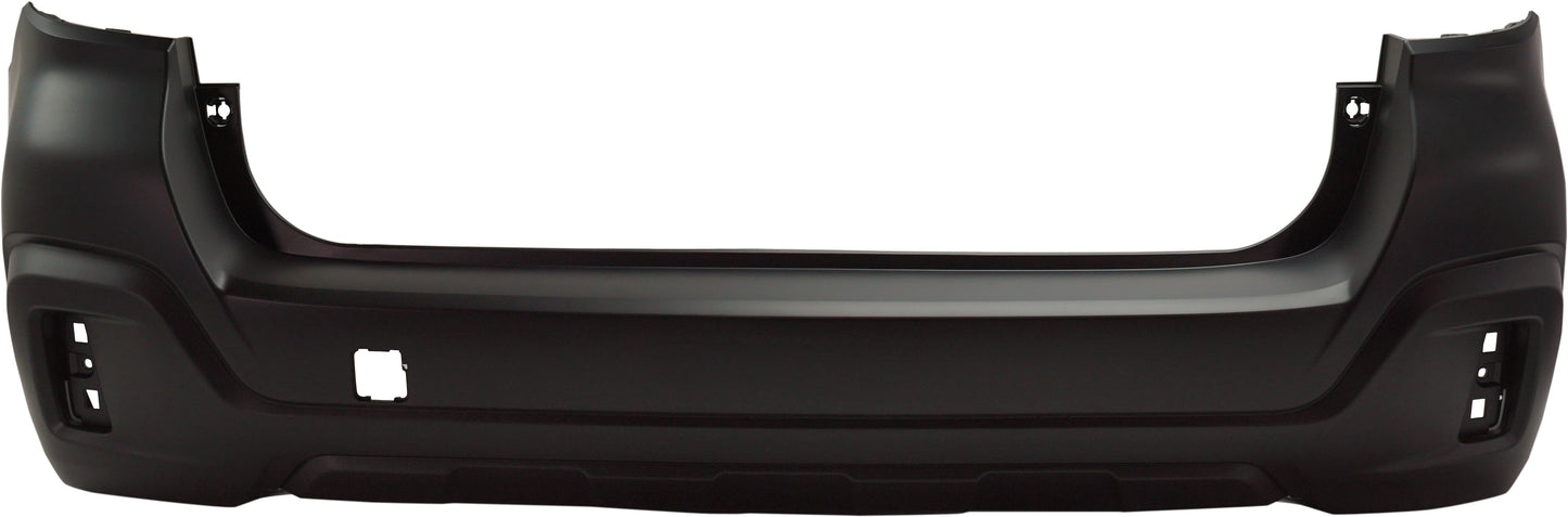 Rear Primed Bumper Cover, Without Object Sensor Hole