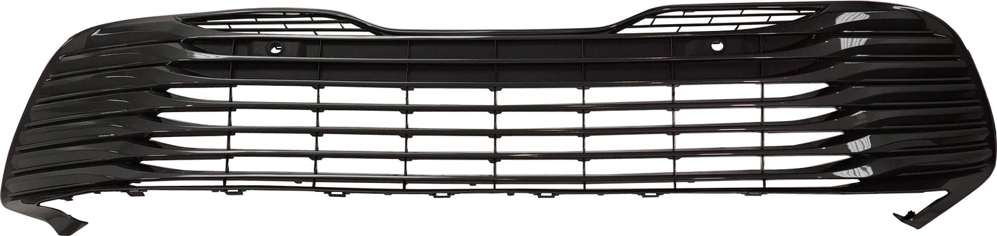 Решетка переднего бампера, серебристая, гибридная модель XLE