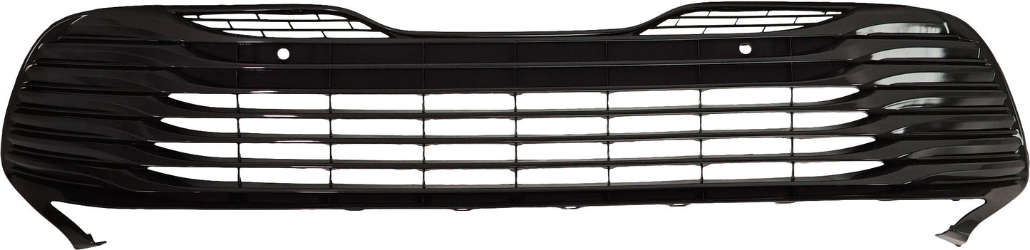 Решетка переднего бампера, серебристая, модель XLE