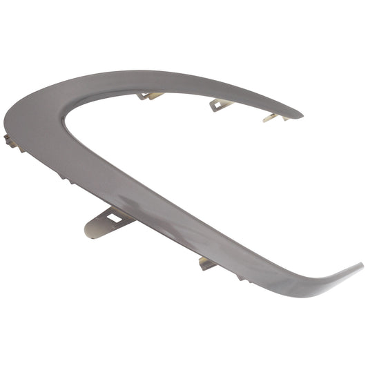 Front, Driver Side Bumper Trim, Dark Gray