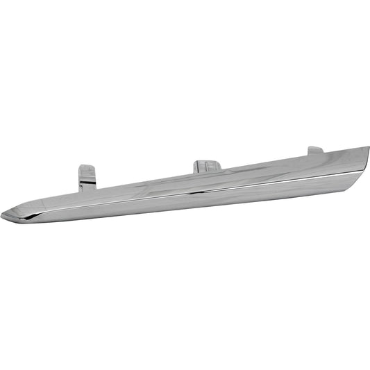 Front, Driver Side Bumper Trim, Chrome, Hatchback