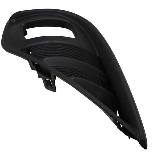 Front, Driver Side Fog Light Trim, Textured Black