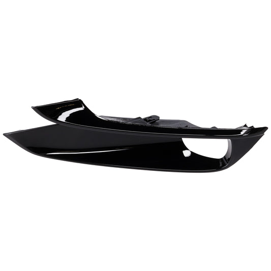 Front, Driver Side Fog Light Trim, Black