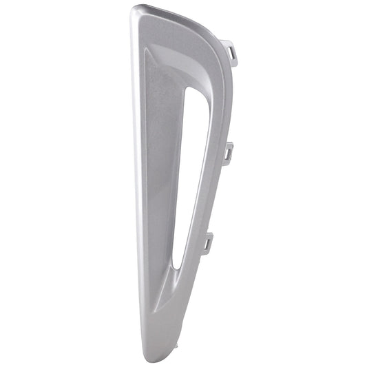 Front, Driver Side Fog Light Trim, Silver