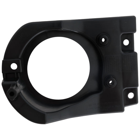 Front, Driver Side Fog Light Trim, Textured Black