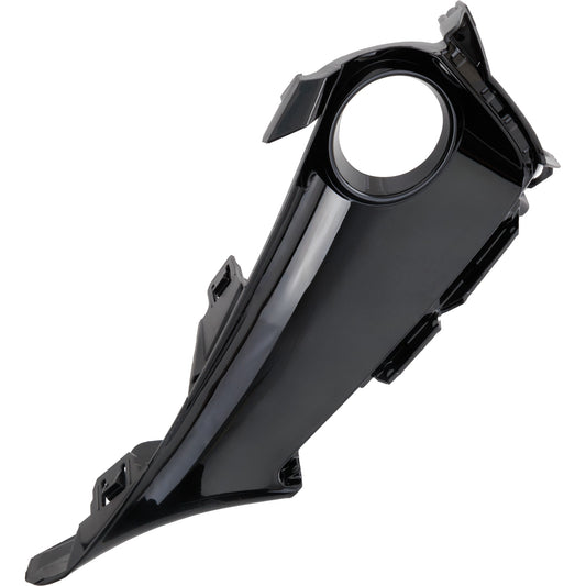 Front, Driver Side Fog Light Trim, Black, Hatchback