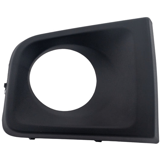 Front, Driver Side Fog Light Trim, Textured Black