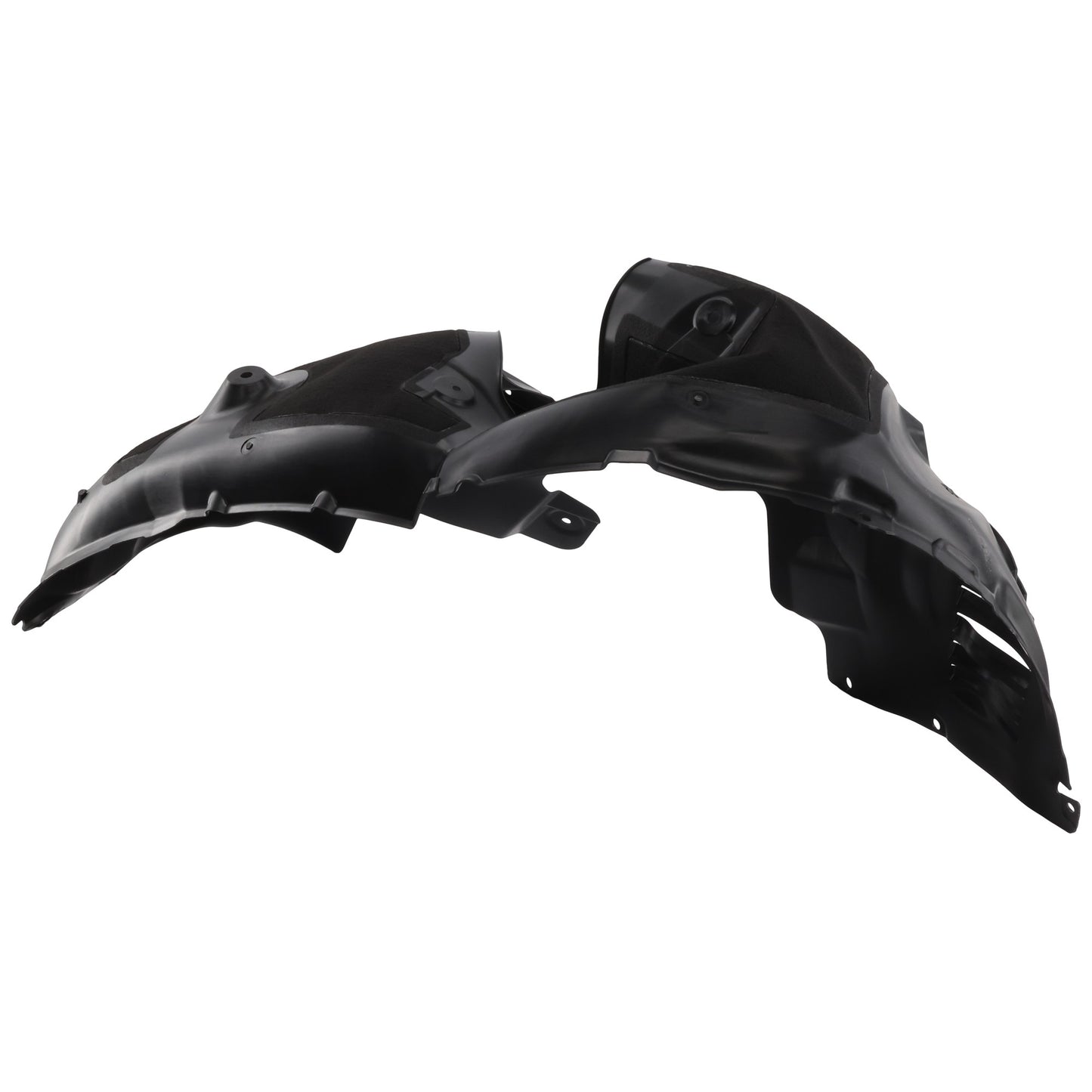 Front, Passenger Side Fender Liner, Polyethylene, Injection Form