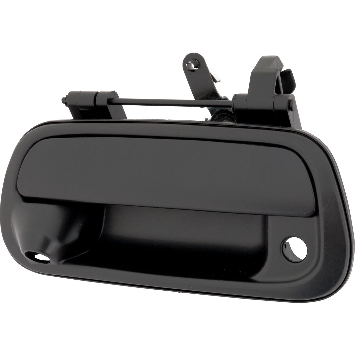 Tailgate Handle, Primed Plastic With Camera Hole With Key Hole