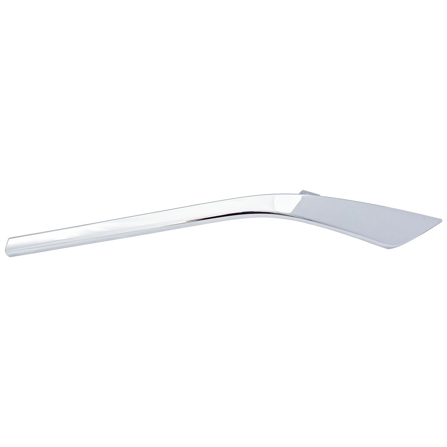 Rear, Passenger Side Bumper Trim, Chrome